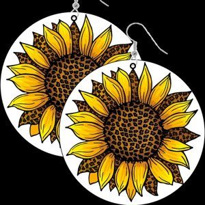 Sunshine Leopard Earrings